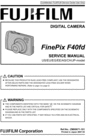Thumbnail FUJI FINEPIX F40fd  SERVICE/REPAIR MANUAL