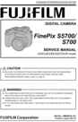 Thumbnail FUJI FINEPIX S5700  S700.SERVICE REPAIR MANUAL